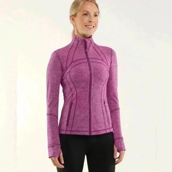 lululemon athletica Sweaters - Lululemon Define Jacket in  Dew Berry Size 2